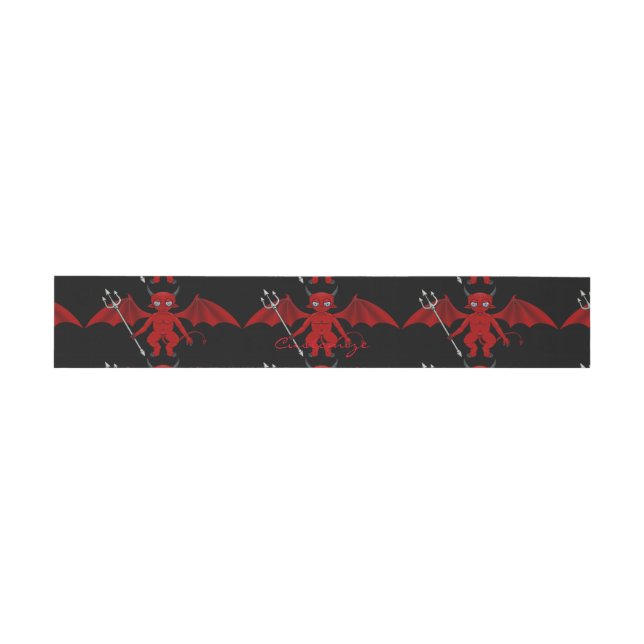 Bandeau De Faire-part Little Red Devil Thunder_Cove (Plat)