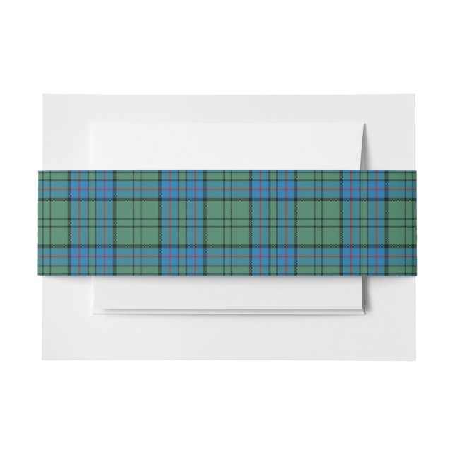 Bandeau De Faire-part Lockhart Scottish Tartan Belly Band (Devant Example)