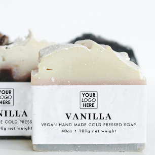 Bandeau De Faire-part Logo Soap Belly Band Modèle Produit Étiquette Wrap