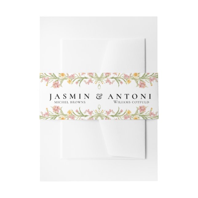 Bandeau De Faire-part mariage (Devant example)