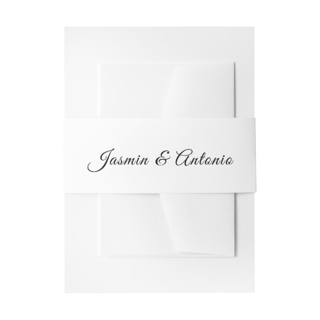 Bandeau De Faire-part mariage (Devant example)