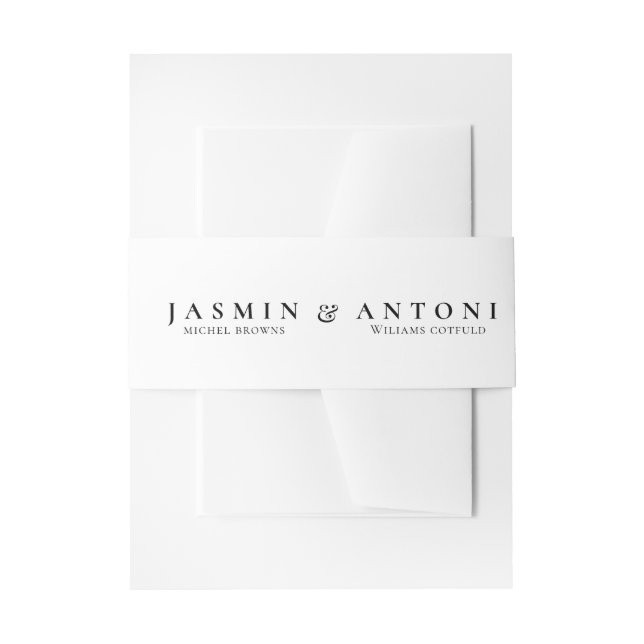 Bandeau De Faire-part mariage (Devant example)