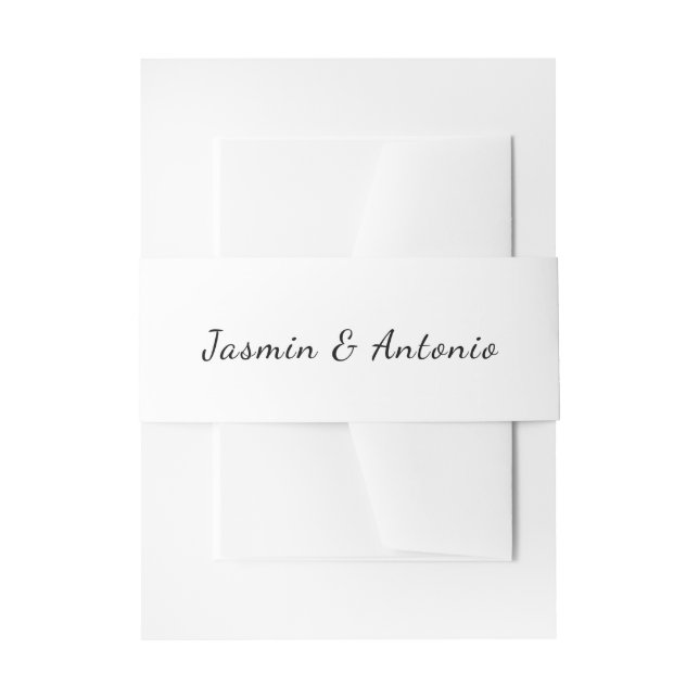 Bandeau De Faire-part mariage (Devant example)