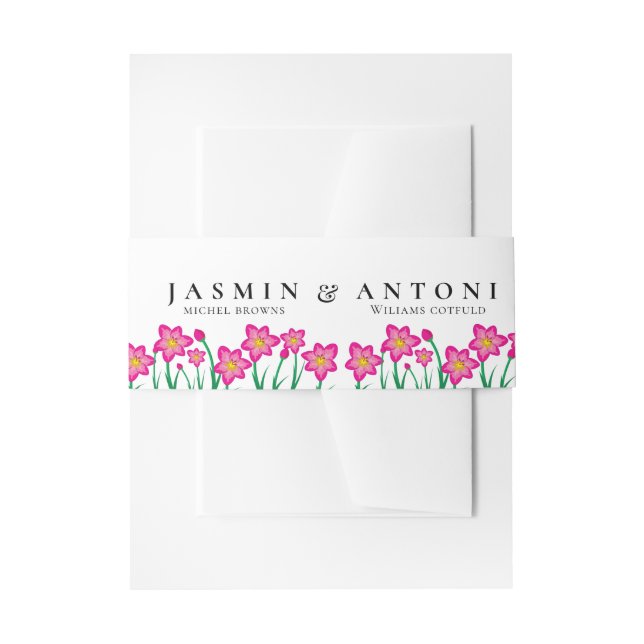 Bandeau De Faire-part mariage (Devant example)