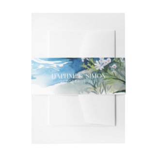 Bandeau De Faire-part Mariage à la Montagne Brumeuse