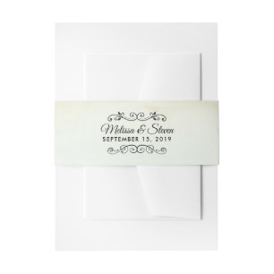 Bandeau De Faire-part Mariage à thème occidental vintage