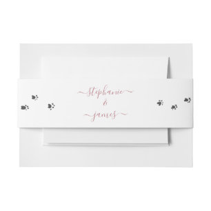 Bandeau De Faire-part Mariage Amusant de Mes Humains Mariage de Compagni