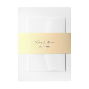 Bandeau De Faire-part Mariage Baroque Or et Bleu Marine