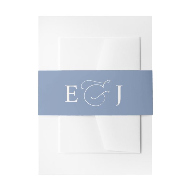 Bandeau De Faire-part Mariage bleu clair simple et robuste (Devant example)