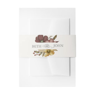 Bandeau De Faire-part Mariage Bohème Neutre Aquarelle