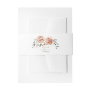 Bandeau De Faire-part Mariage Boho élégant en ivoire crème