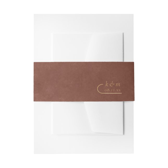 Bandeau De Faire-part Mariage Boho Oasis ID959 (Devant example)