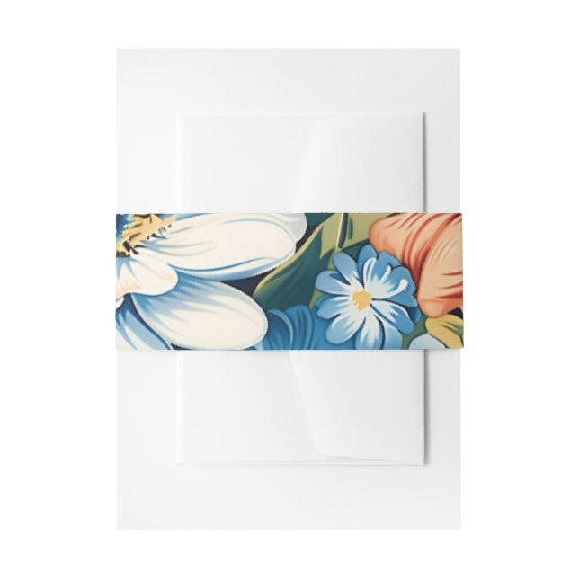 Bandeau De Faire-part Mariage botanique floral moderne (Devant example)