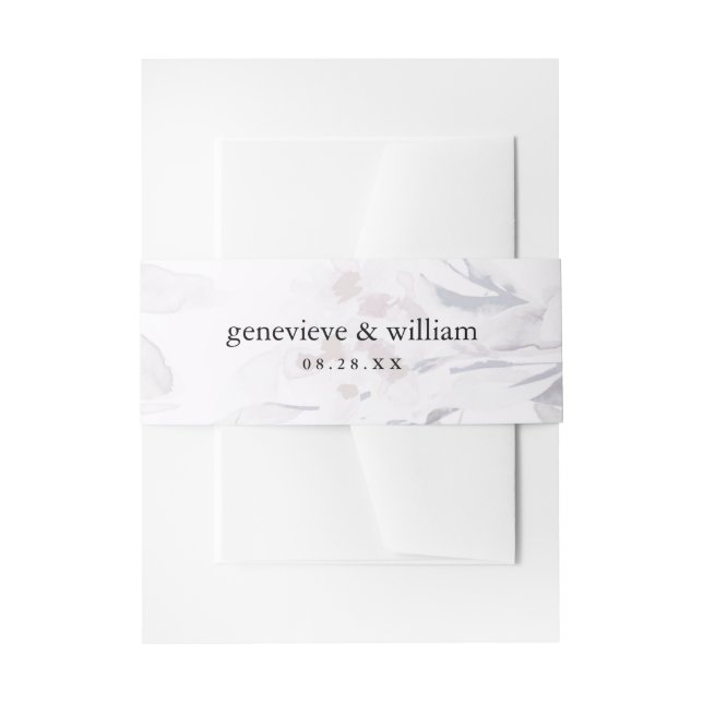 Bandeau De Faire-part Mariage botanique Soft Pastel (Devant example)