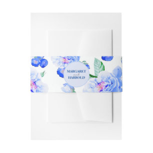 Bandeau De Faire-part Mariage botanique vintage floral de marine