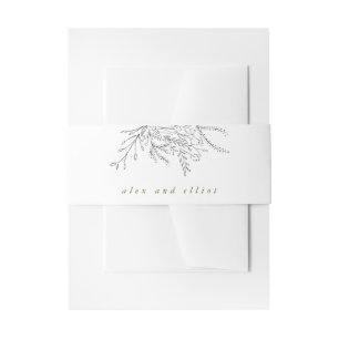 Bandeau De Faire-part Mariage Bouquet débordant