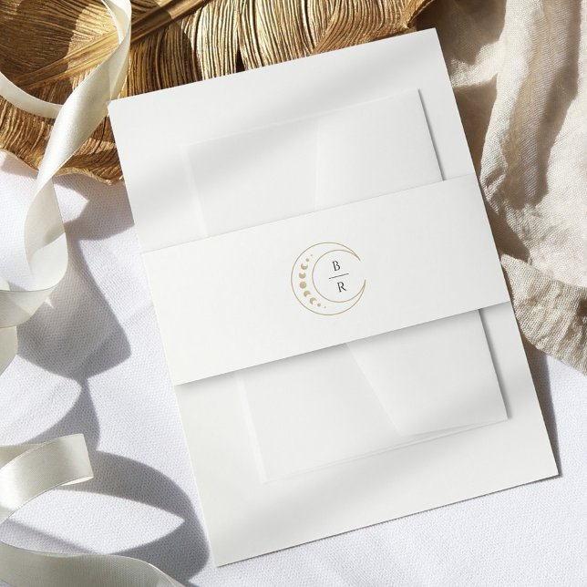 Bandeau De Faire-part Mariage céleste d'or (Créateur téléchargé)