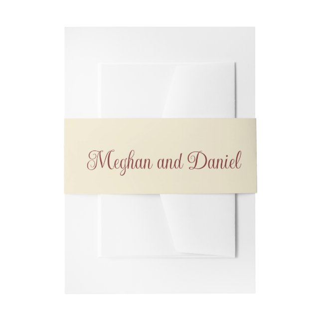 Bandeau De Faire-part Mariage Citrouille d'automne (Devant example)