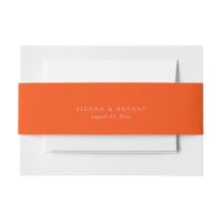 Mariage couleur orange brillant