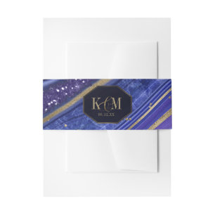 Bandeau De Faire-part Mariage d'âge Abstrait, minuit ID827