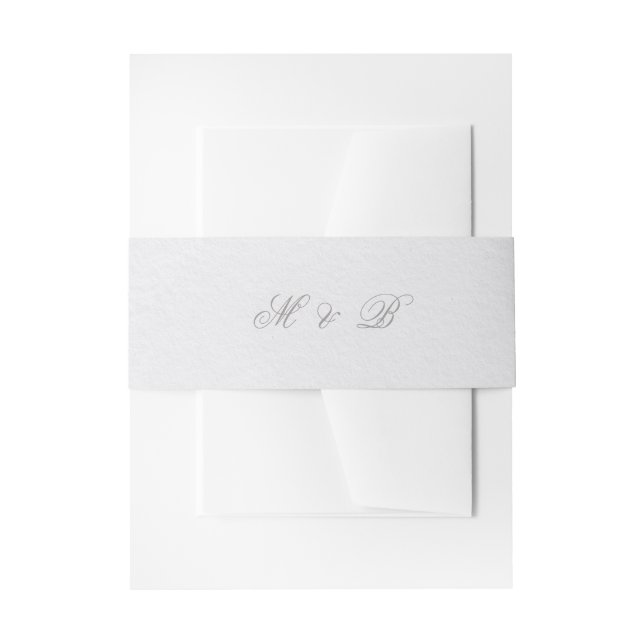 Bandeau De Faire-part Mariage d'aquarelle classique moderne (Devant example)