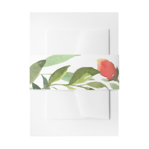 Bandeau De Faire-part Mariage d'aquarelle de bordure du jardin
