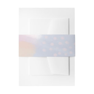 Bandeau De Faire-part Mariage d'art Abstrait bleu original