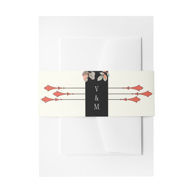 Bandeau De Faire-part Mariage d'automne (Devant example)