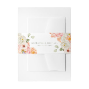 Bandeau De Faire-part Mariage de jardin d'été doux