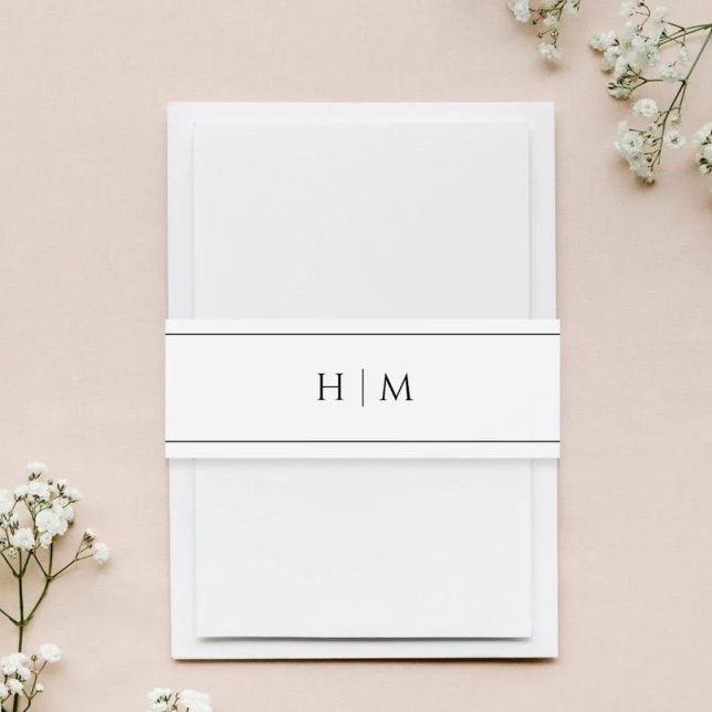 Bandeau De Faire-part Mariage De L'Invitation Bande Belly (Créateur téléchargé)