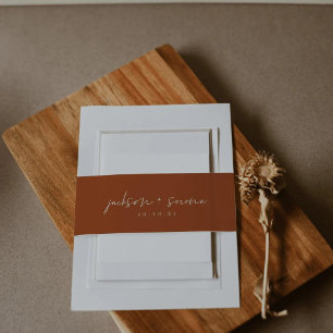 Bandeau De Faire-part Mariage De L'Invitation Bande Belly