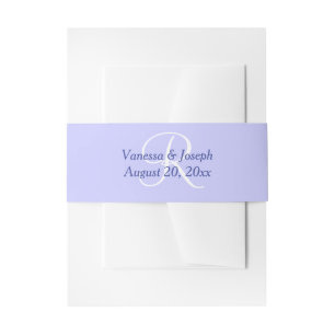 Bandeau De Faire-part Mariage de périphérie Monogram