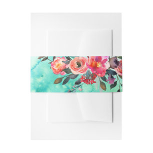 Bandeau de faire-part Mariage de printemps flora
