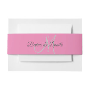 Bandeau De Faire-part Mariage de script GV simple personnalisé