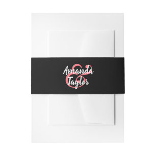 Bandeau De Faire-part Mariage de script simple