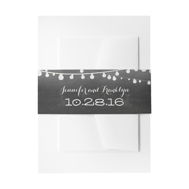 Bandeau De Faire-part Mariage de voyants Chalkboard (Devant example)
