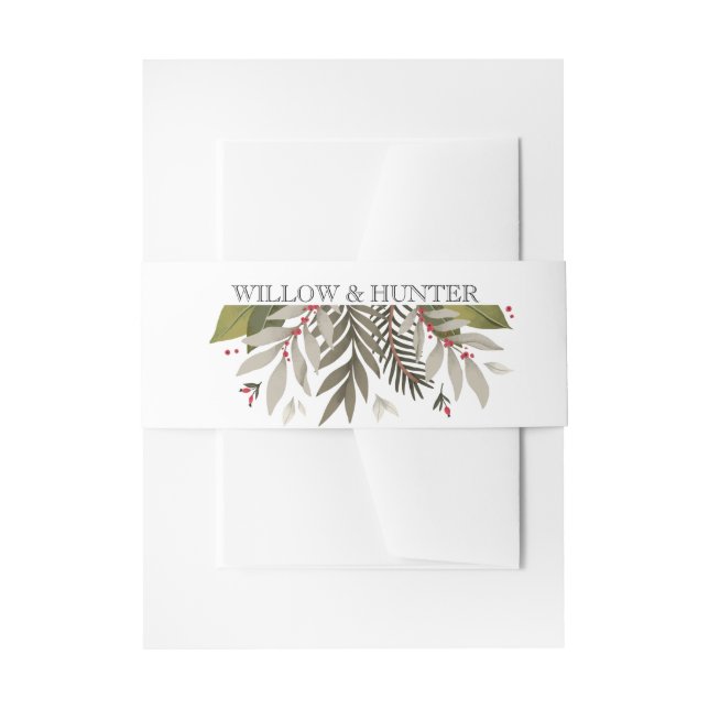 Bandeau De Faire-part Mariage des plantes boueuses (Devant example)