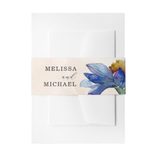 Bandeau De Faire-part Mariage d'été Rustique Soft Peach