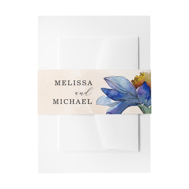 Bandeau De Faire-part Mariage d'été Rustique Soft Peach (Devant example)