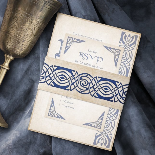 Bandeau De Faire-part Mariage d'Imaginaire Celtic Viking (Créateur téléchargé)