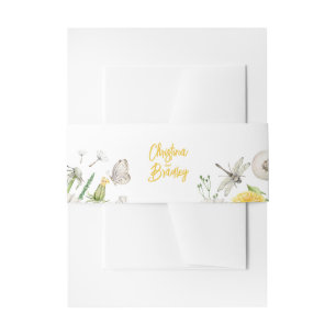 Bandeau De Faire-part Mariage du jardin Fleur sauvage de Dandelion