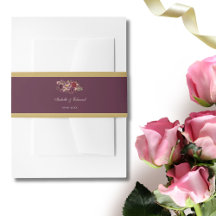 Mariage Élégant aux Roses Or Bourgogne & Blush