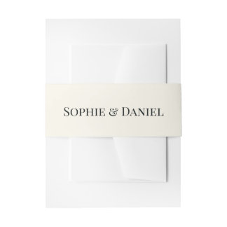 Bandeau De Faire-part Mariage Élégant Minimaliste
