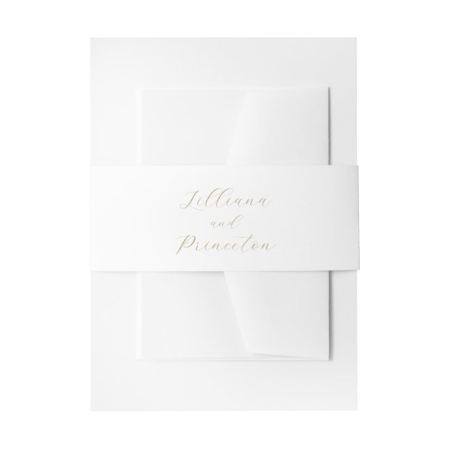 Bandeau De Faire-part Mariage Élégant Neutre Classique (Devant example)
