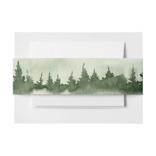 Bandeau De Faire-part Mariage extérieur aquarelle
