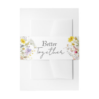 Bandeau De Faire-part Mariage Fleur de Printemps 