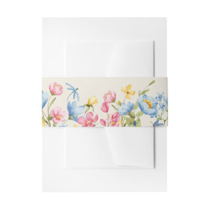 Bandeau De Faire-part Mariage fleur sauvage