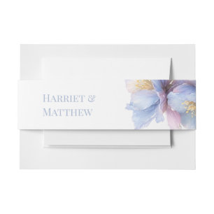 Bandeau De Faire-part Mariage Floral Botanique Pastel Artistique
