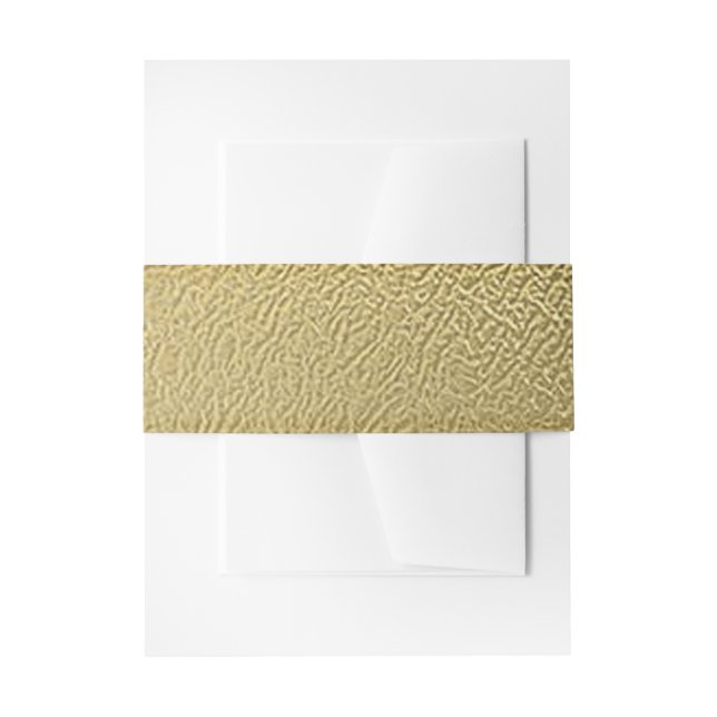 Bandeau De Faire-part Mariage minimal or  (Devant example)