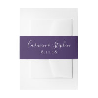 Mariage minimaliste de tulipe simple violet profon